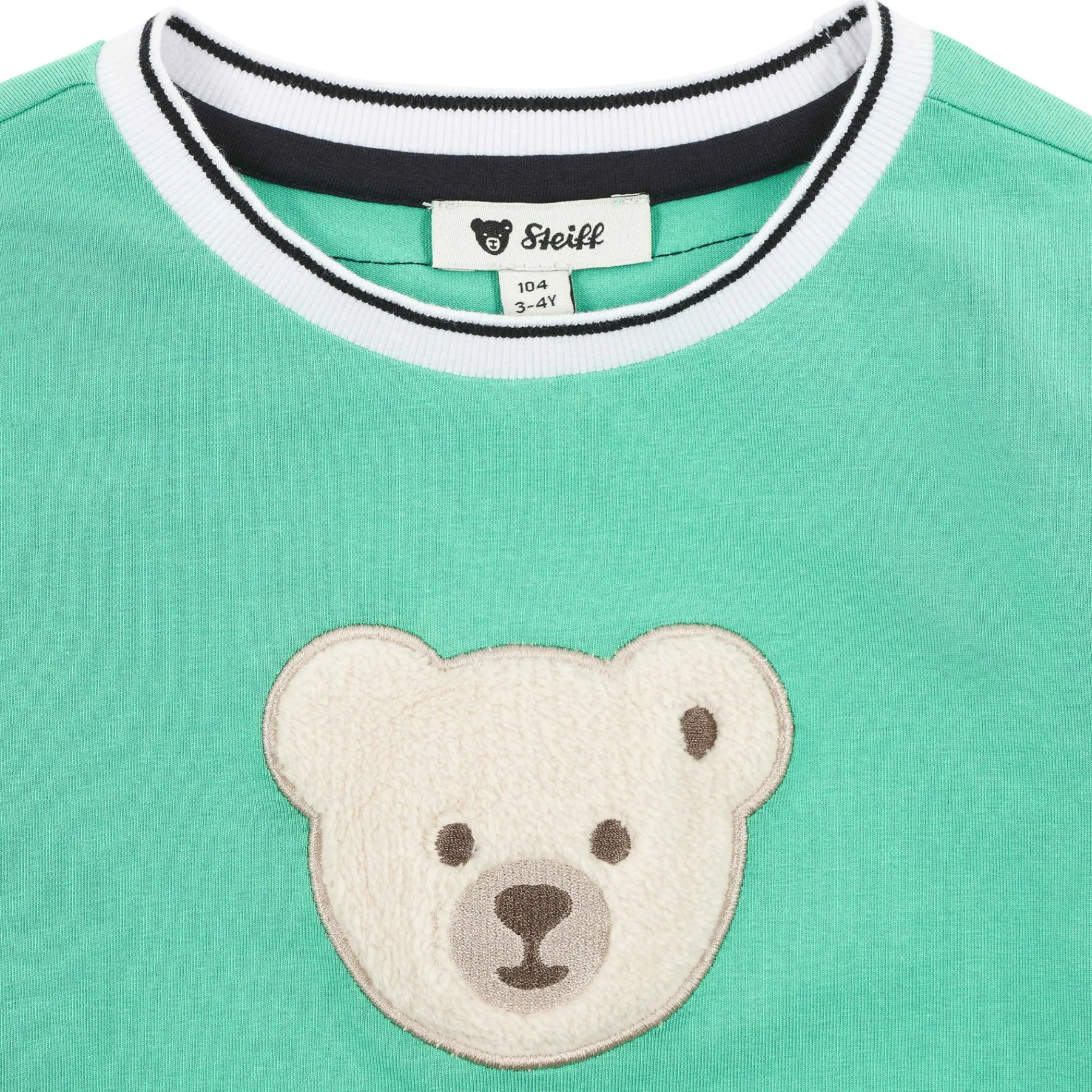Enfant Steiff T-shirts À Manches Longues Et Courtes*T-shirt manches longues, vert clair pour Garçons