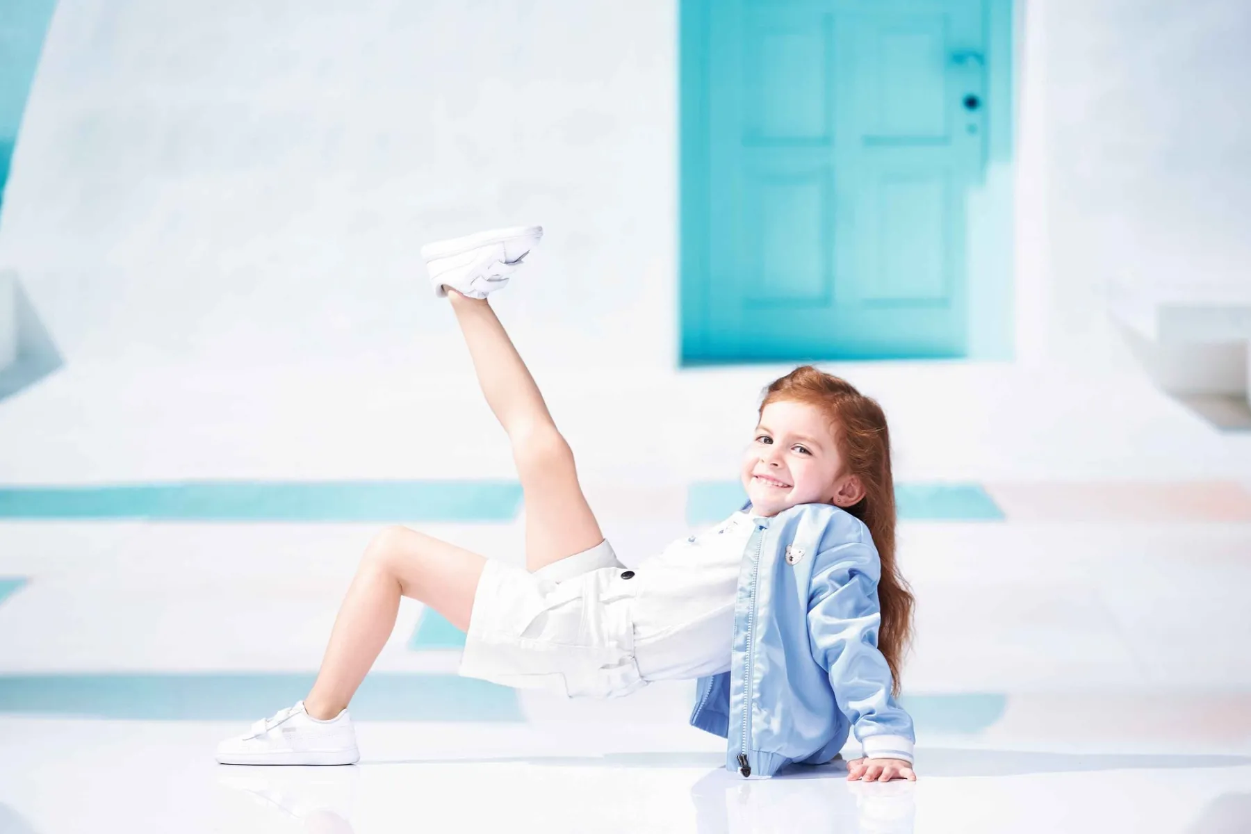 Enfant Steiff Anniversaire|Vestes Et Manteaux*Veste, bleu clair pour Filles