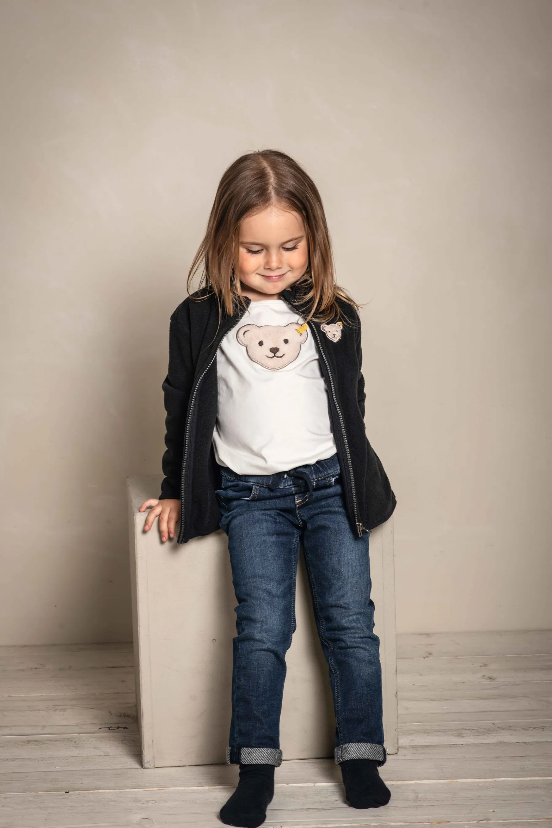 Enfant Steiff Vestes Et Manteaux|Vestes Et Manteaux*Veste polaire, bleu foncé
