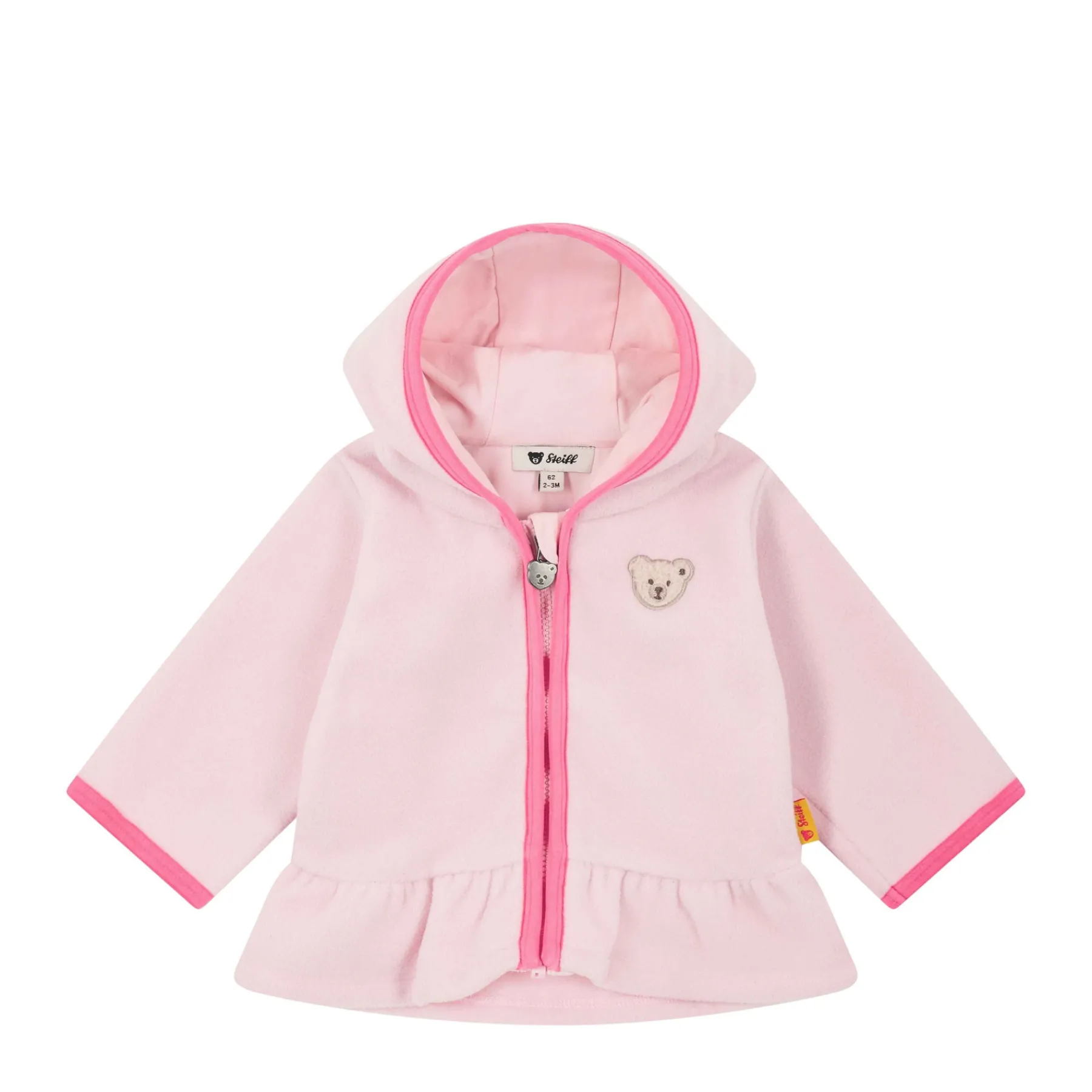 Steiff Naissance*Veste polaire, pâle pour Filles