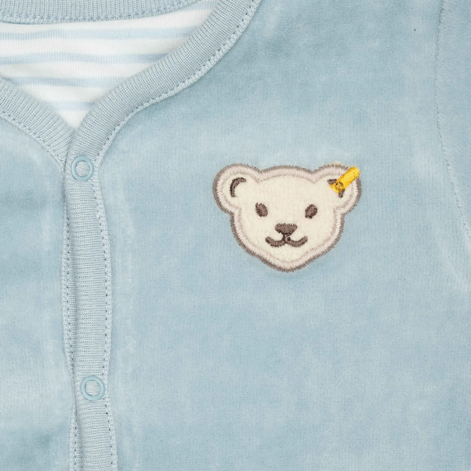 Steiff Vêtements De Bébé Certifiés Gots|Vestes Et Sweatshirts*Veste réversible GOTS, bleu clair