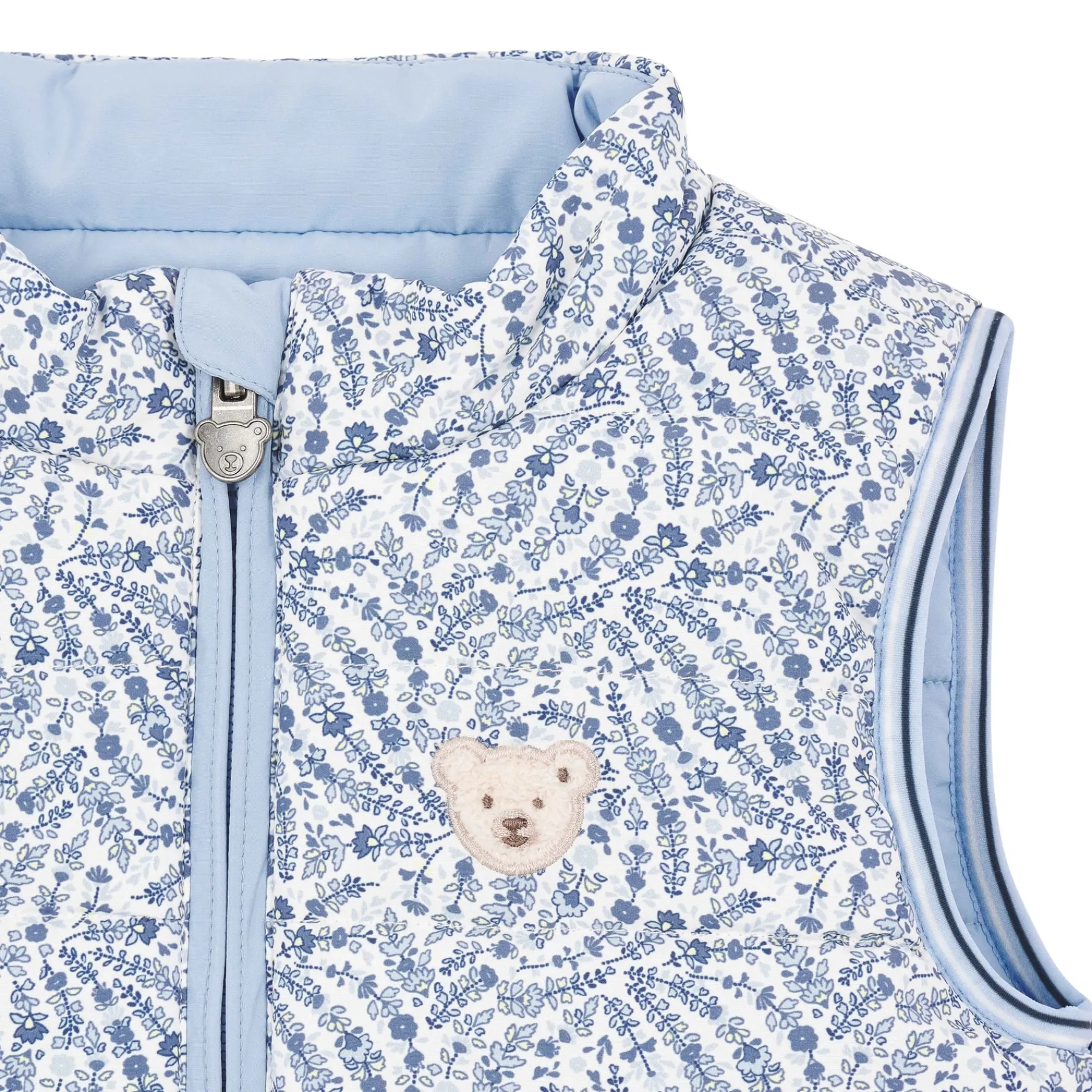 Enfant Steiff Vestes Et Manteaux*Veste sans manches réversible, bleu clair pour Filles